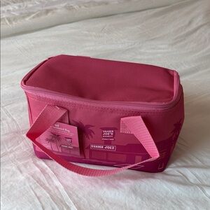 Trader Joe’s Mini Pink Insulated Cooler Bag Tote